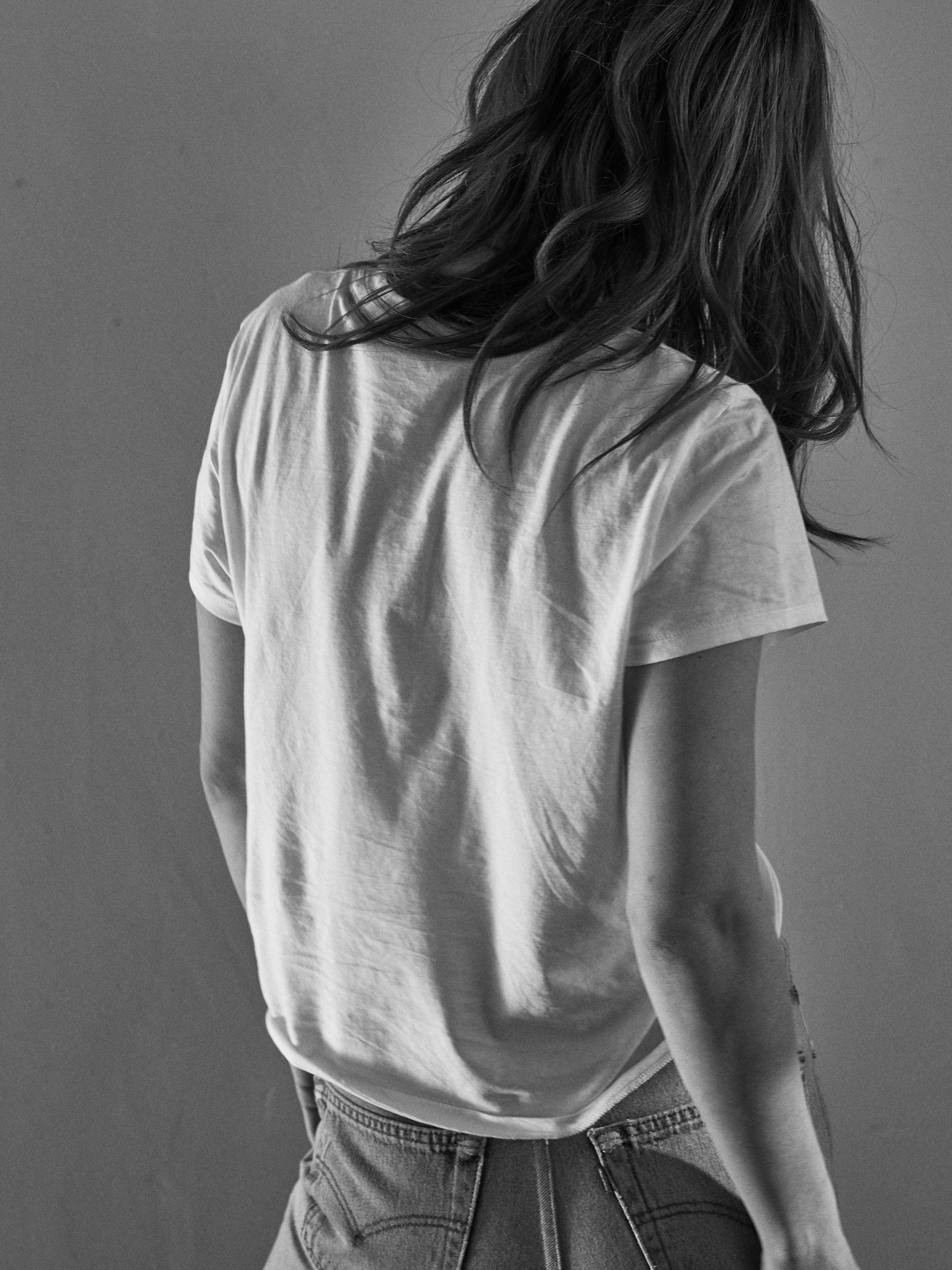 Women's Caro Tee pictured in White