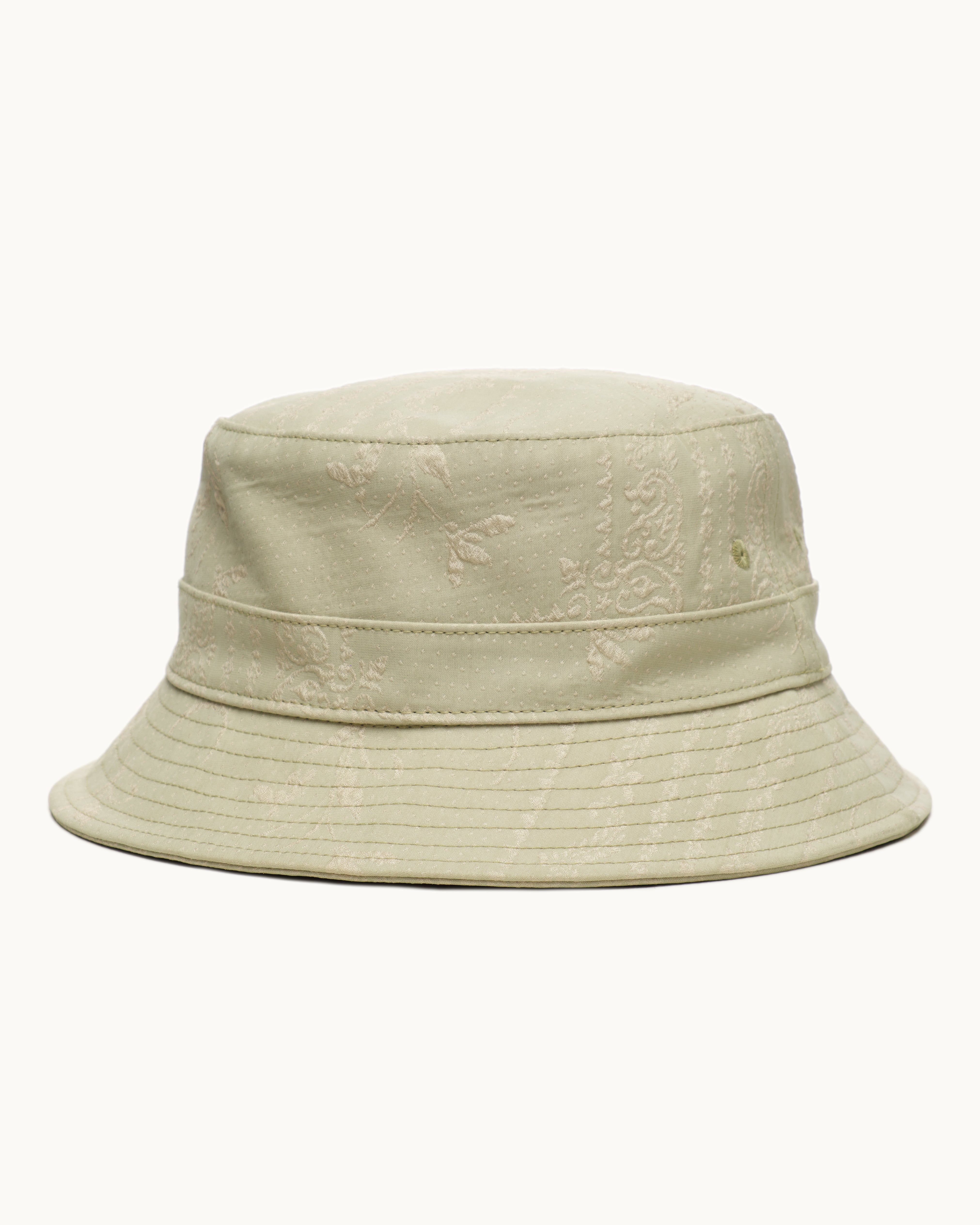 Silk Jacquard Bucket Hat